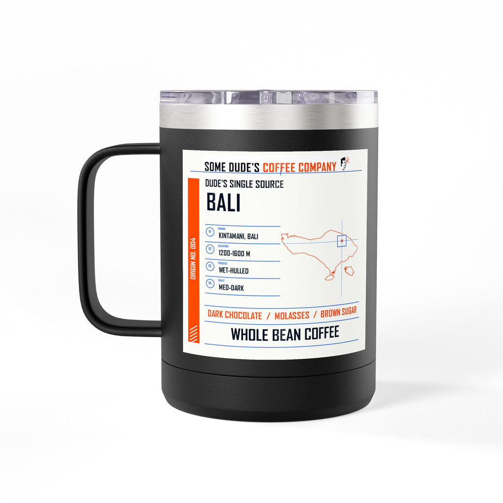 Dude's Single Source Bali Origin Field Cup - Black, 15 oz
