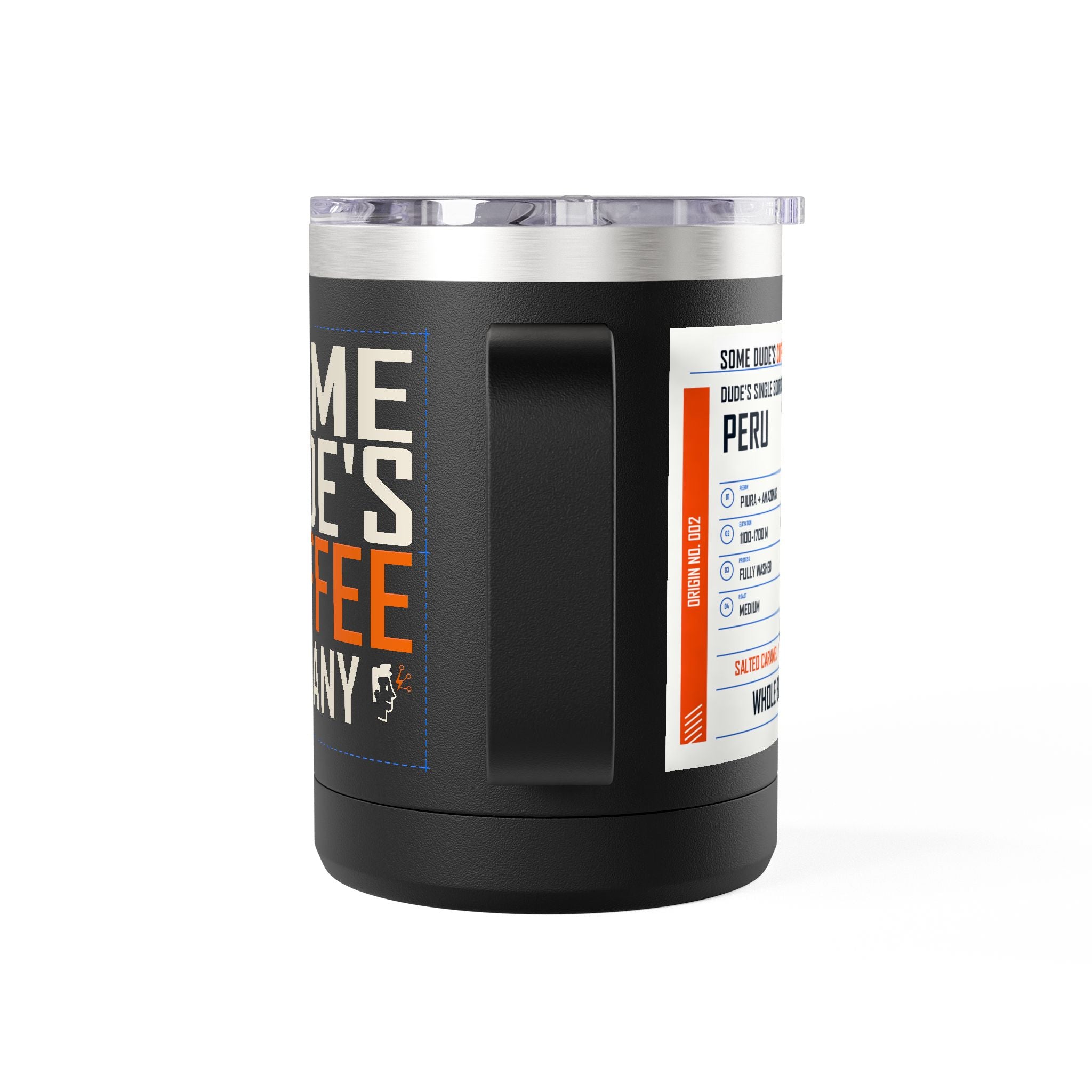 Dude's Single Source Peru Origin Field Cup - Black, 15 oz