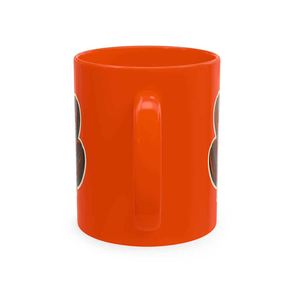 Some Dude's Coffee Company Five-Bean Logo Mug — Orange, 11 oz
