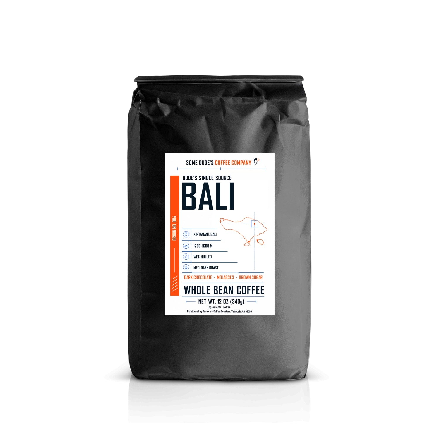 Dude's Single Source Bali — Whole Bean Coffee